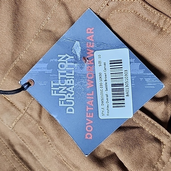 Dovetail Brown Canvas Overalls - Picture 6 of 7